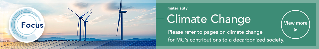 Please refer to here on climate change for MC’s contributions to a decarbonized society.