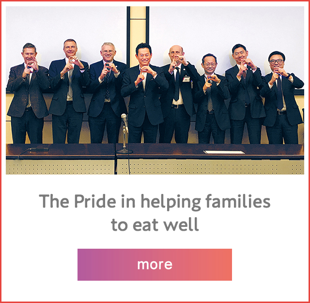 The Pride in helping families to eat well