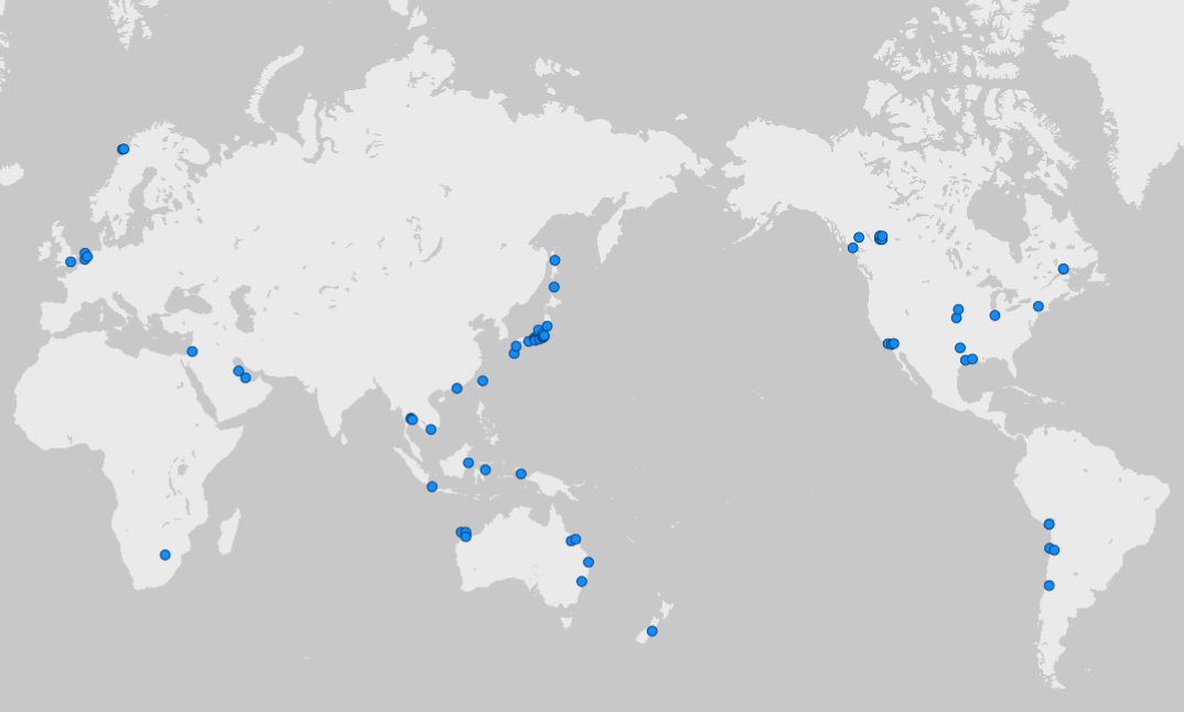 Critical sites were selected for analysis