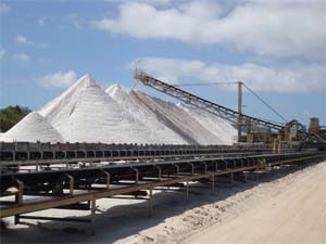Silica Sand Production at Cape Flattery Silica Mines