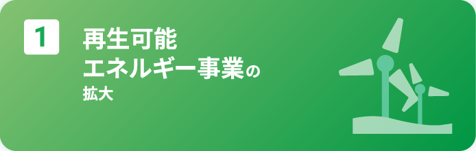 1. 再生可能エネルギー事業の拡大