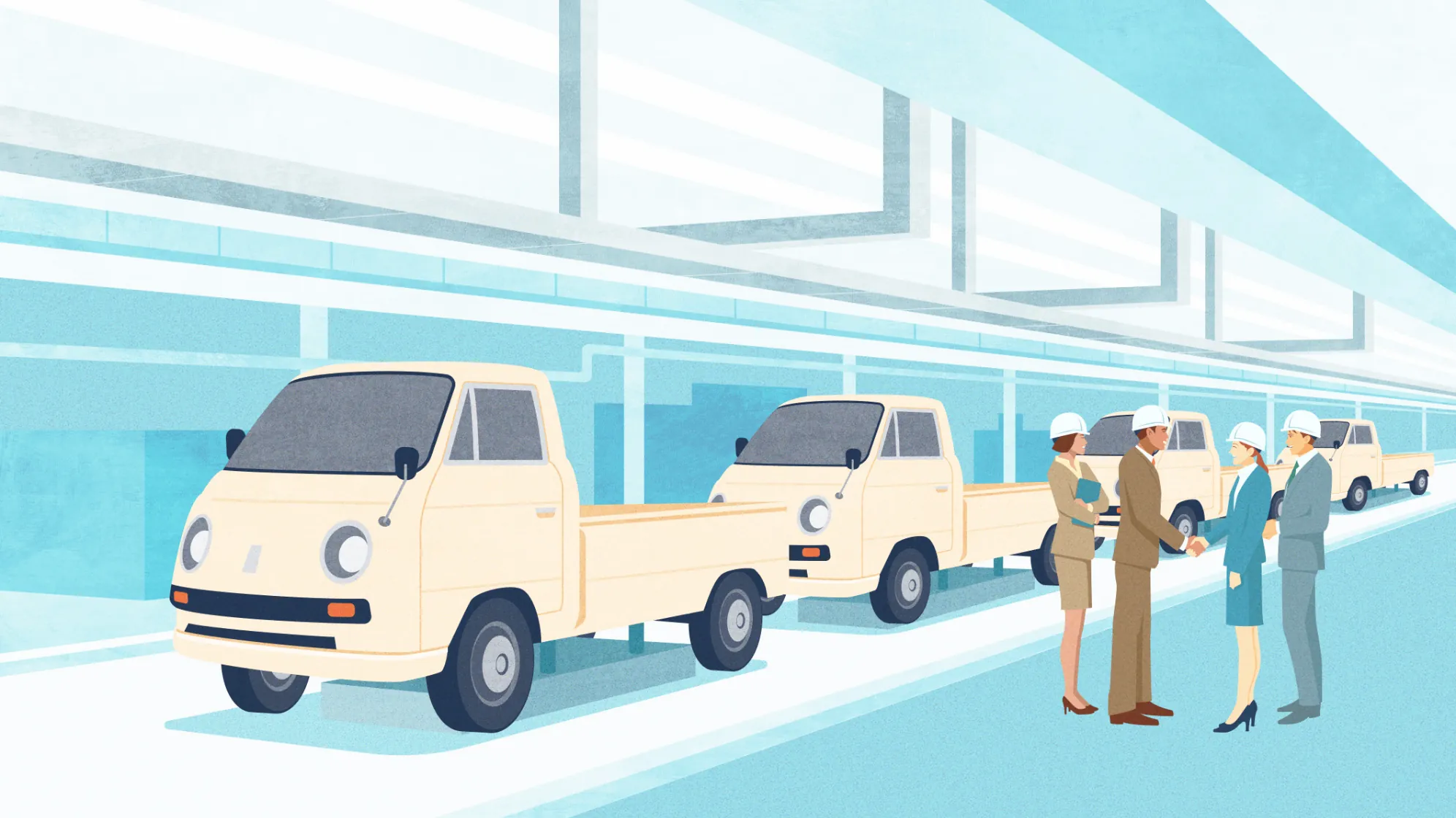 トレーディング発展期のイメージイラスト。