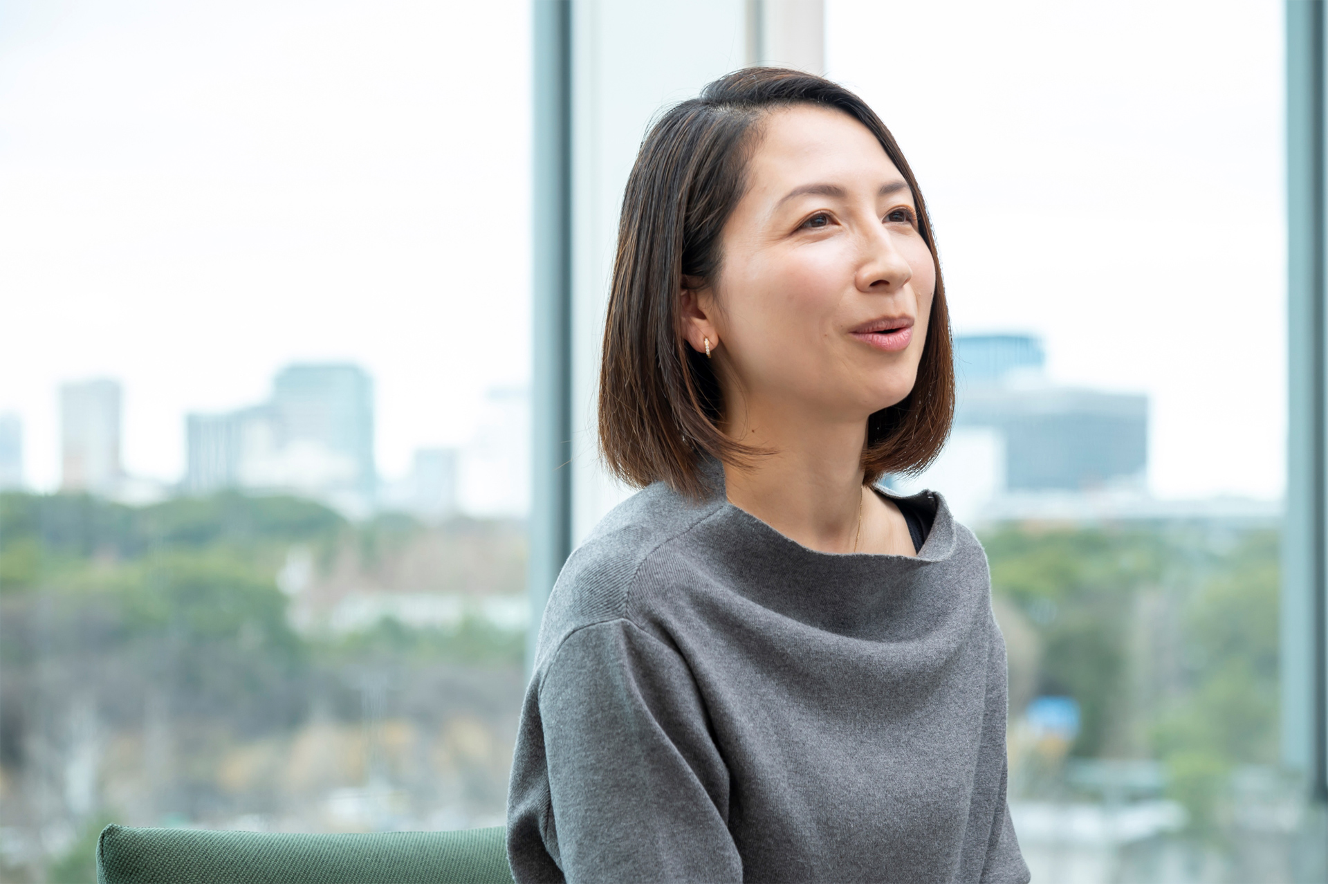 事業投資総括部の畑中美紗子氏