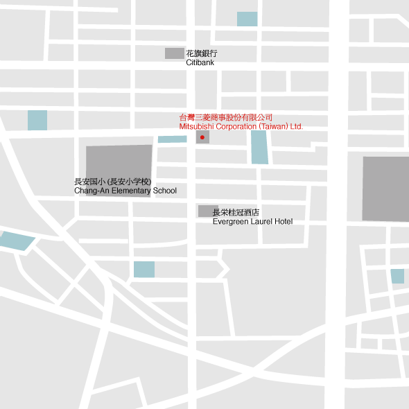 台灣三菱商事股份有限公司 地図