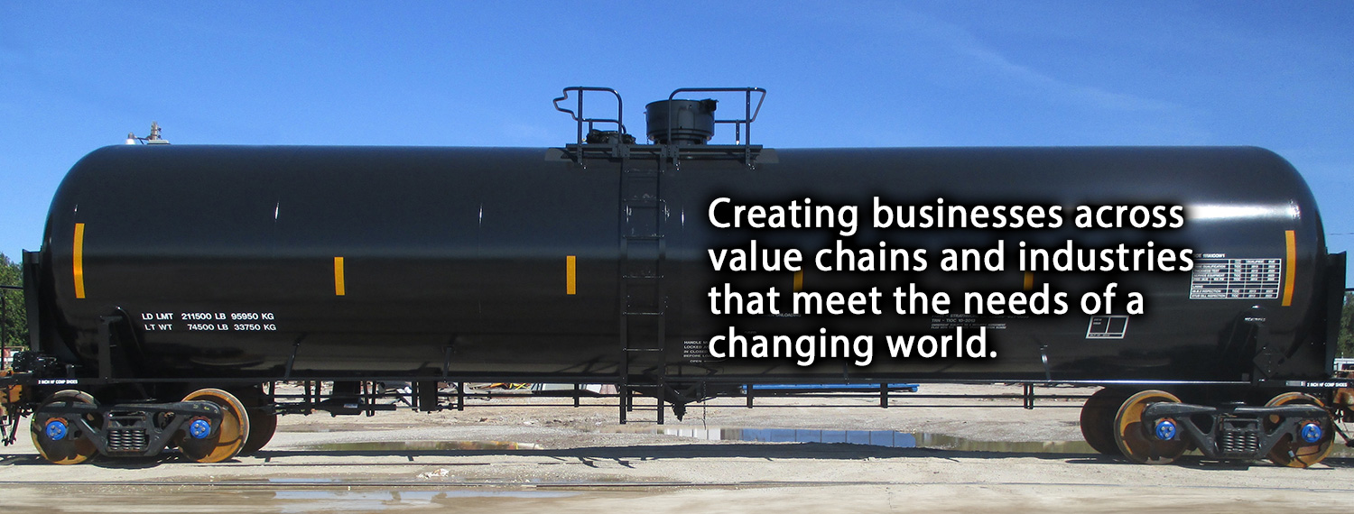 Creating businesses across value chains and industries that meet the needs of a changing world.