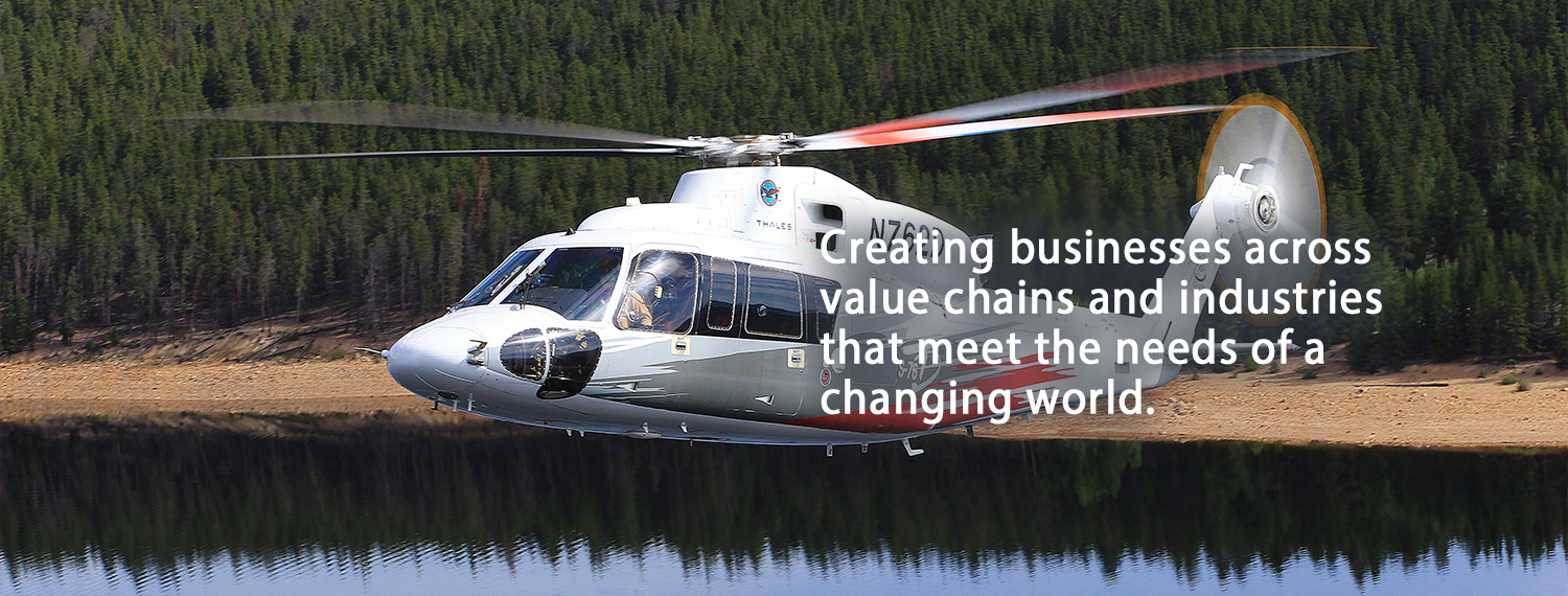 Creating businesses across value chains and industries that meet the needs of a changing world.